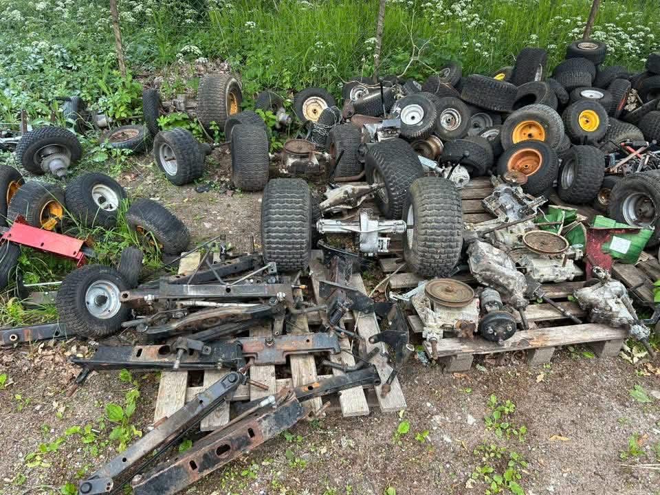 Ratai, rėmai ir pavarų dėžės